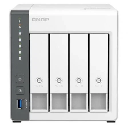 QNAP NAS TS-433-4G 4 Bahías 3.5"-2.5" 4GB ARM Cortex A55 2.0 GHz Formato Torre QNAP NAS TS-433-4G 4 Bahías 3.5"-2.5" 4GB ARM Cortex A55 2.0 GHz Formato Torre